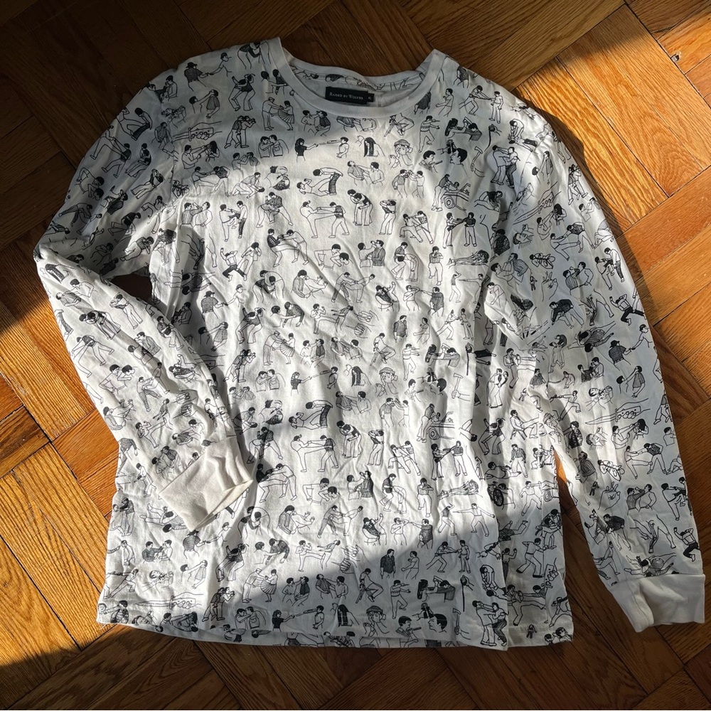 Rare Raised By Wolves Self Defense Long Sleeve AOP Shirt